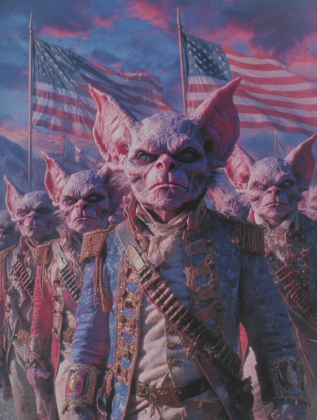 Minutemen Gargoyles American Revolution 1776