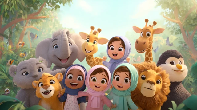 Islamic Zoo Adventure Kids Music Video