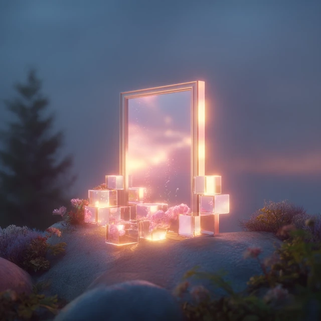 Mirror Art Inspired by Mike Winkelmann Trend