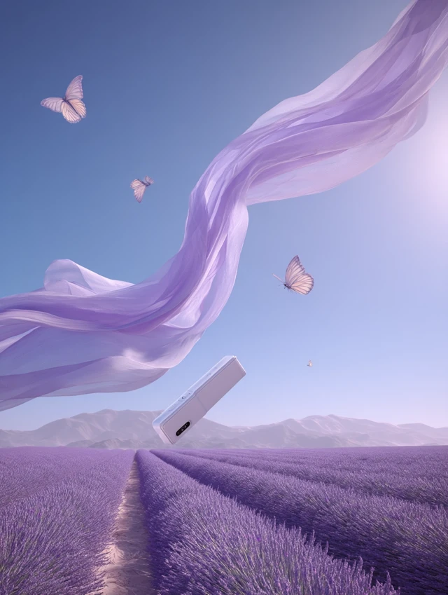 Smartphone in a Lavender Dream Dior Inspired