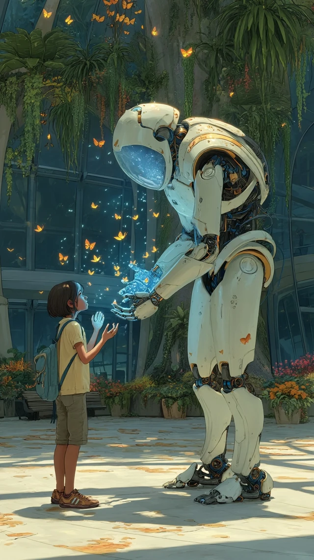 AI Child Interaction Harmony of Human and Machine