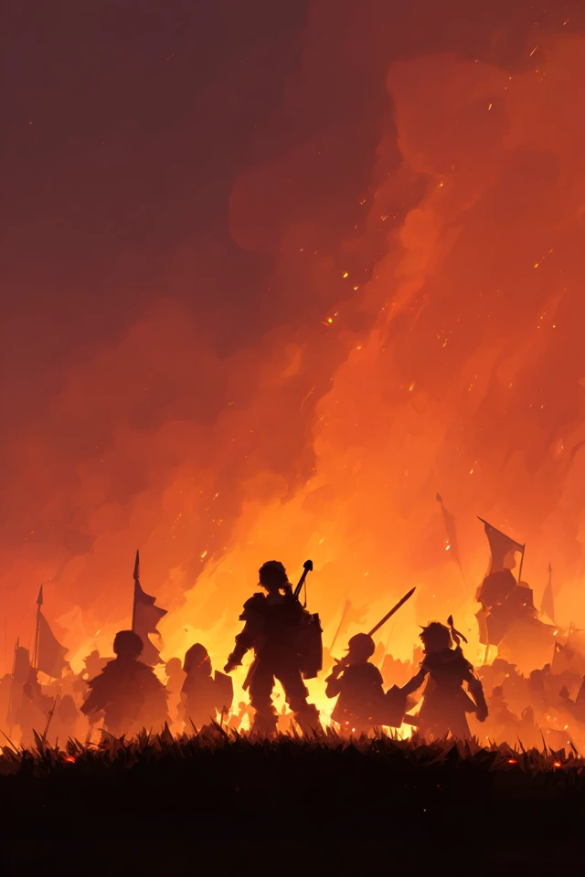 Epic Pixel Art Final Battle Save the World