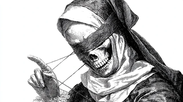 Skull Nun Tattoo Design Devil Puppeteer