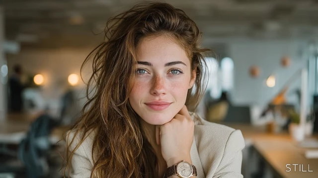 Professional Portrait of a Young Businesswoman
