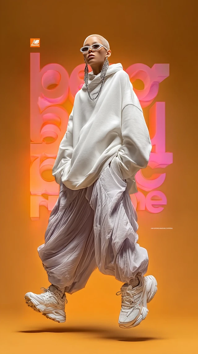 New Balance Fashion Ad Modern Sports Aesthetic