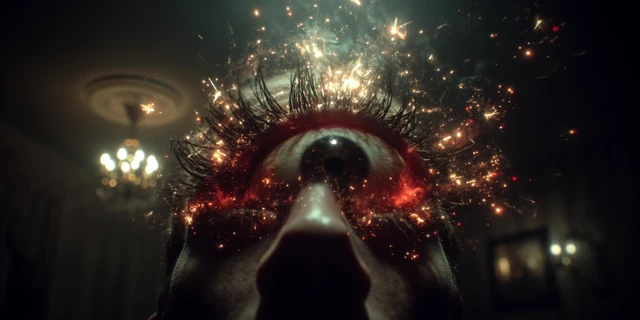 Surreal Psychedelic Eye Galaxy Inside Out
