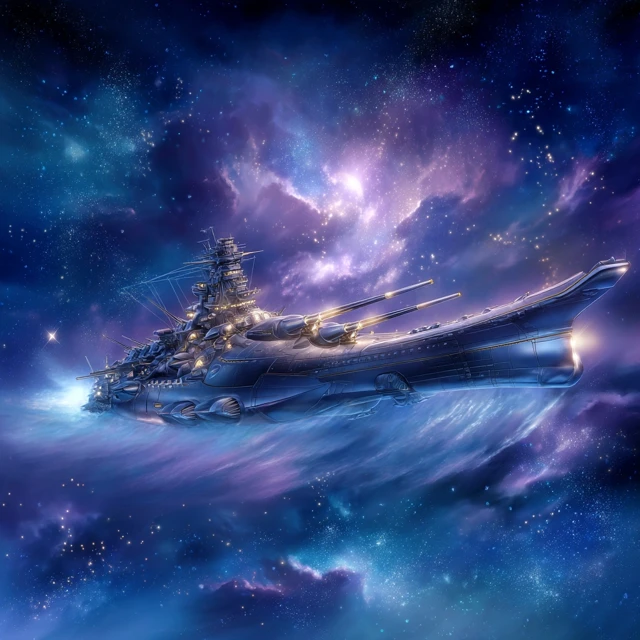 Space Battleship Yamato Heroic Starship Art