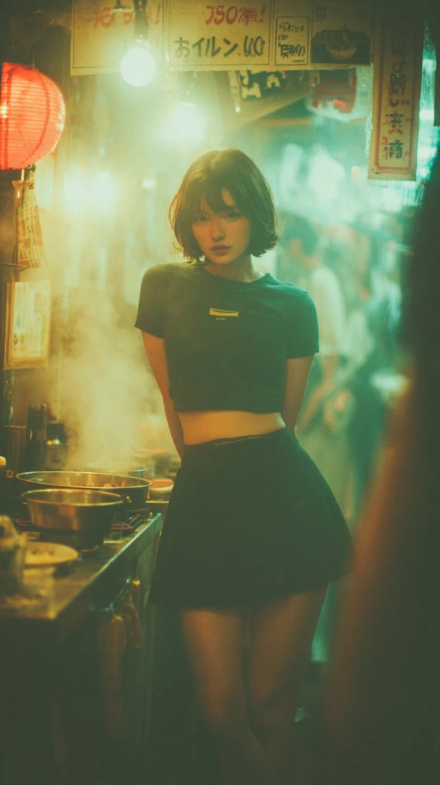 Korean Woman in Shabu Shabu Restaurant Photography