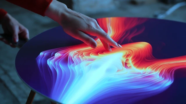 Abstract Digital Art Sculpture