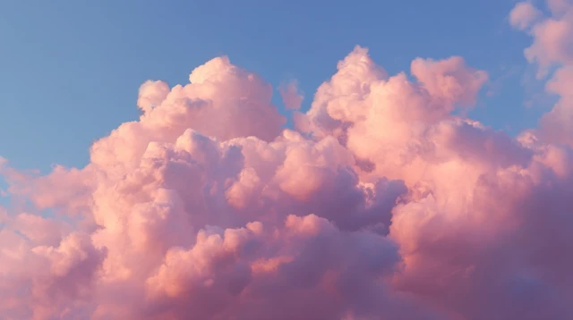 Pink Cloudscape Beautiful Sky Scenery Wallpaper