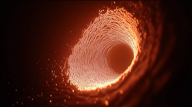 Cosmic Eye A Tempest of Braided Filaments