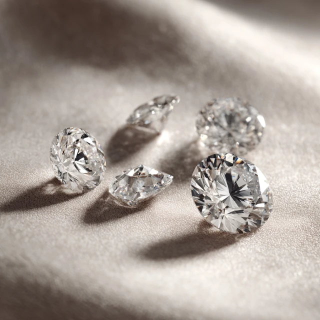 Loose Diamonds Macro Photography