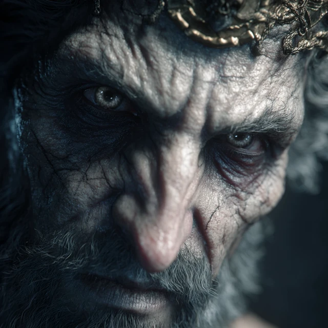 Hades God of the Underworld Cinematic Portrait