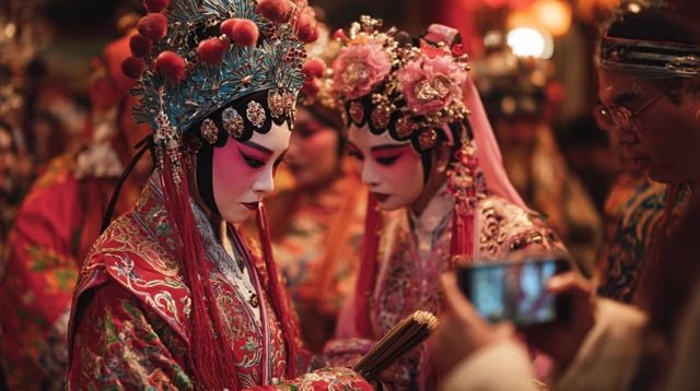 Chinese Opera in Hong Kong National Geographic Style