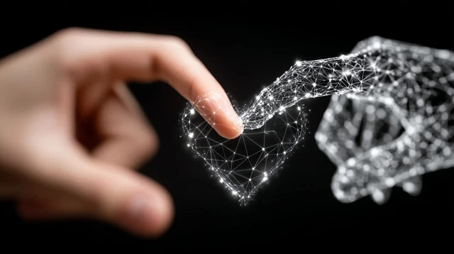 Digital Love Heart Connection Technology