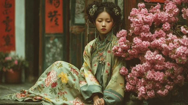 Dream of the Red Chamber Elegant Woman Hanfu