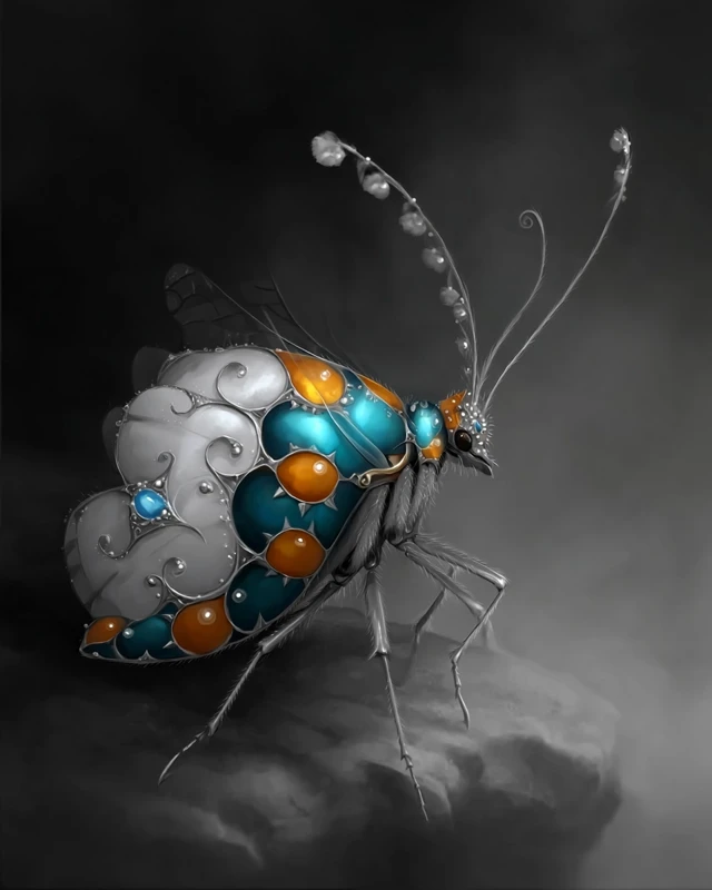Surreal Floating Island Landscape Art