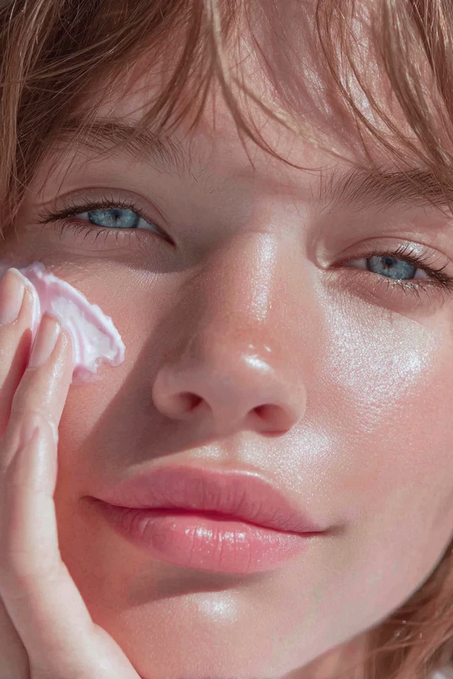 Glowing Skin Portrait Natural Beauty Skincare