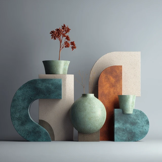 Minimalist Wall Vases Geometric Modular Design
