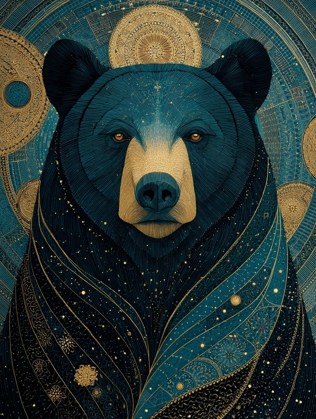 Galactic Bear Illustration by Emily Balivet