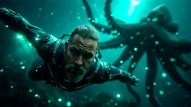 Underwater Horror Deep Sea Adventure with Monster