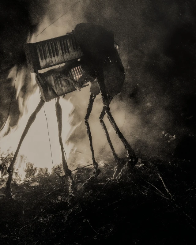 Eldritch Organist Surreal Art