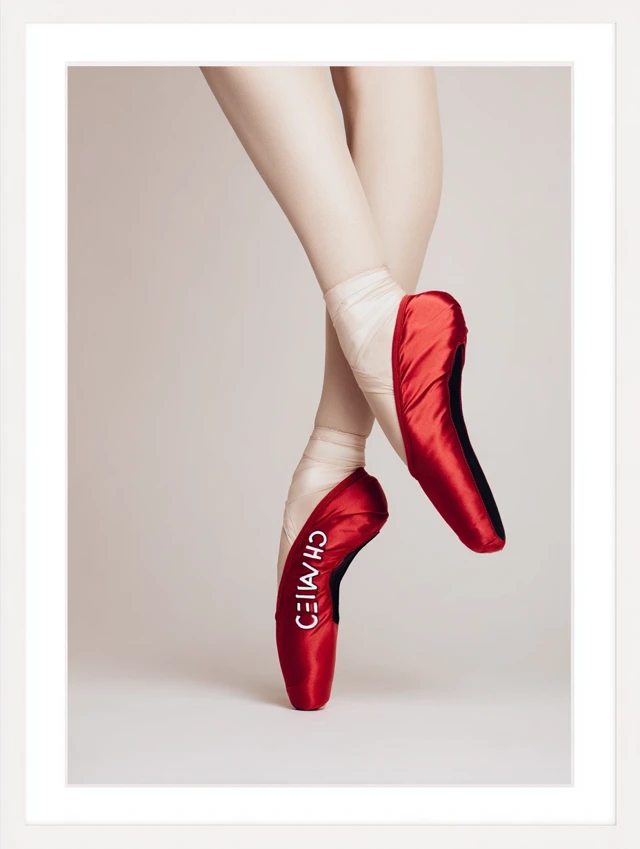 Chanel Ballerina Shoe En Pointe Elegant Photography