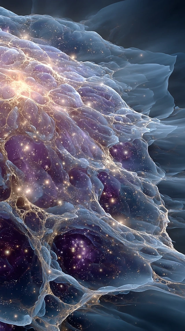 Cosmic Brain Nebula Art
