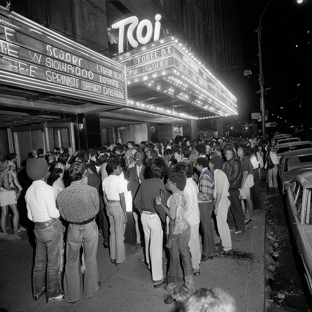 New York Disco Nightclub Scene 1970s Crowd at Thot