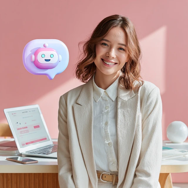 Japanese Office AI Chatbot Modern Workplace