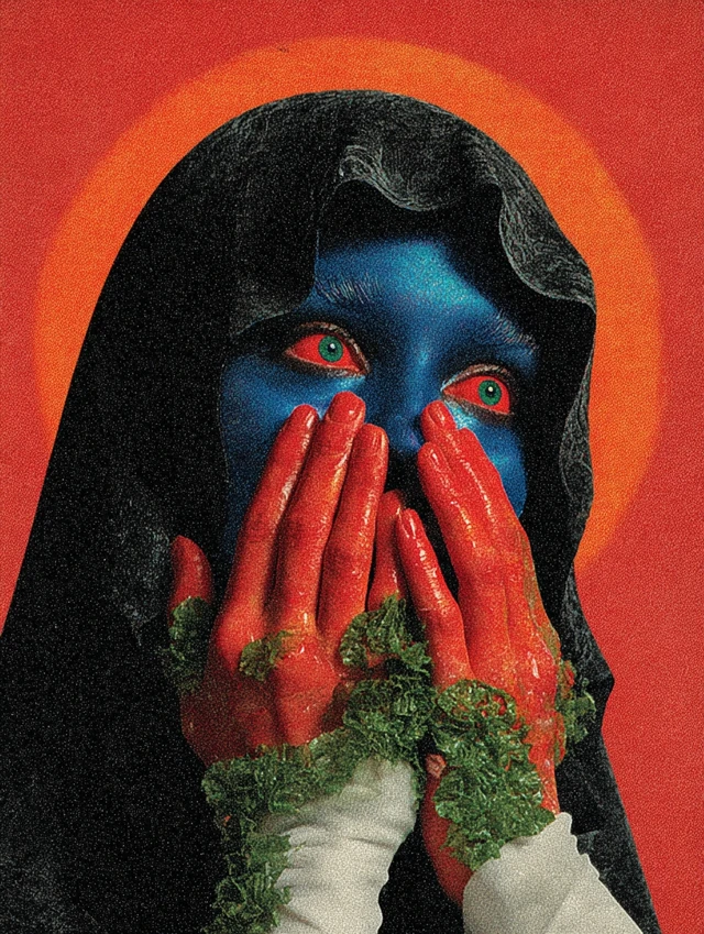 Cult Horror Art Disturbing Imagery Dark Aesthetic