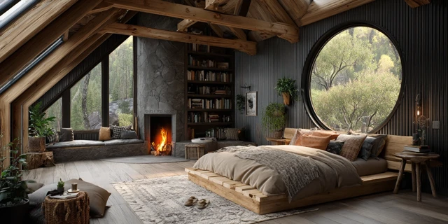 Cozy Bedroom Interior Design Rustic Aesthetic