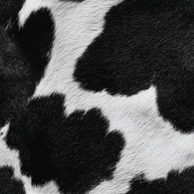 Black and White Cow Leather Texture