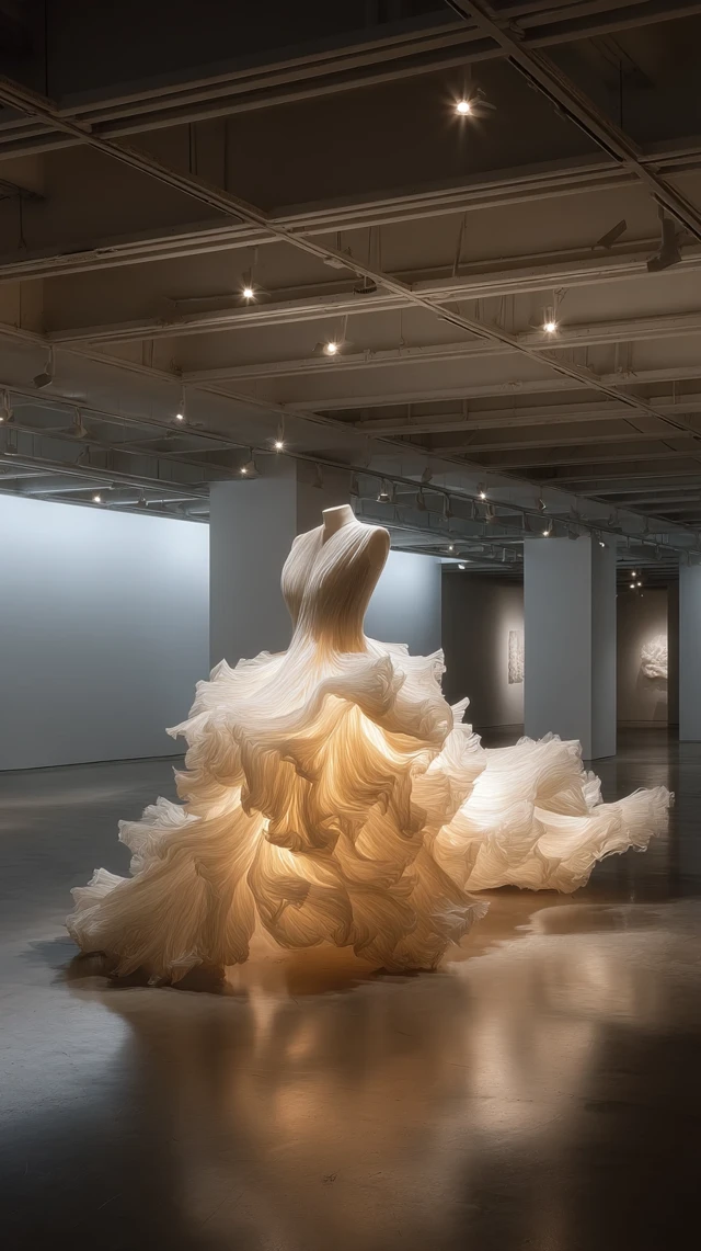 Hair Couture Dress Ice Effect Art Gallery