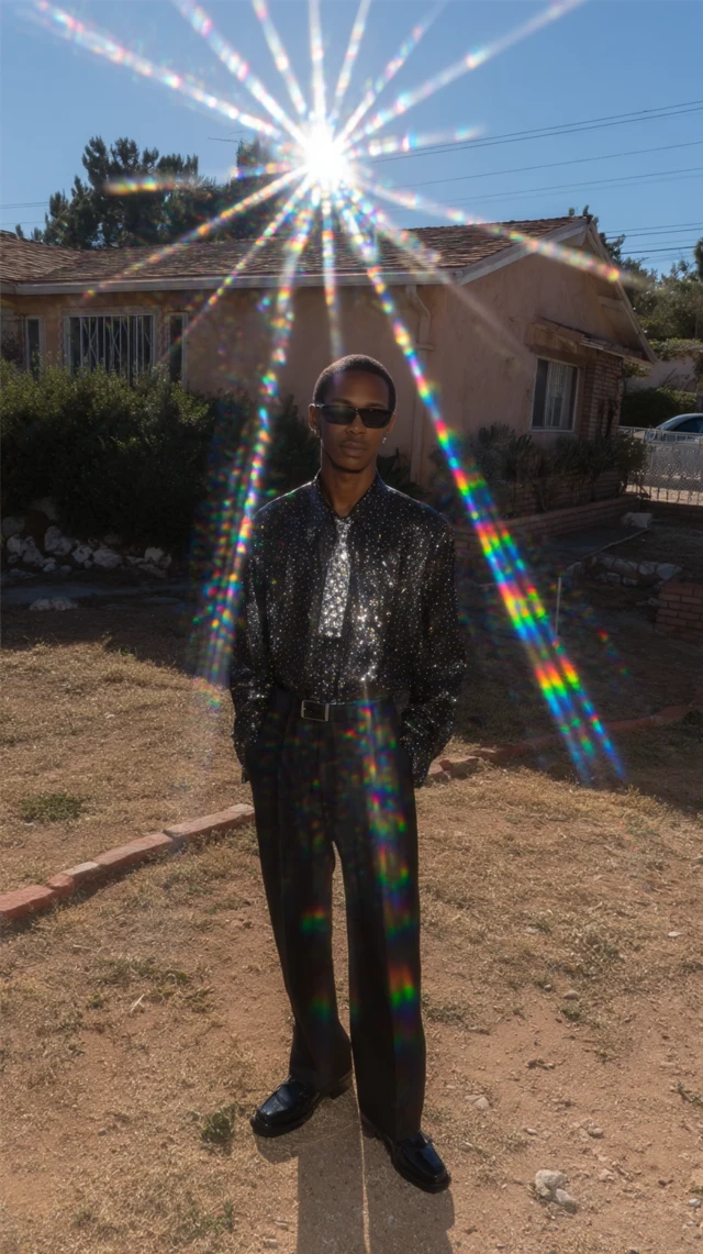 Male Model Suburban Surreal Fashion