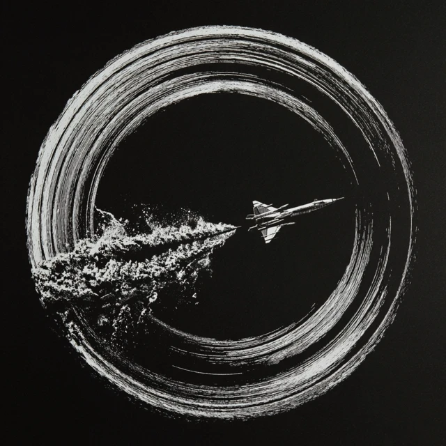 Space Launch Screen Print Art