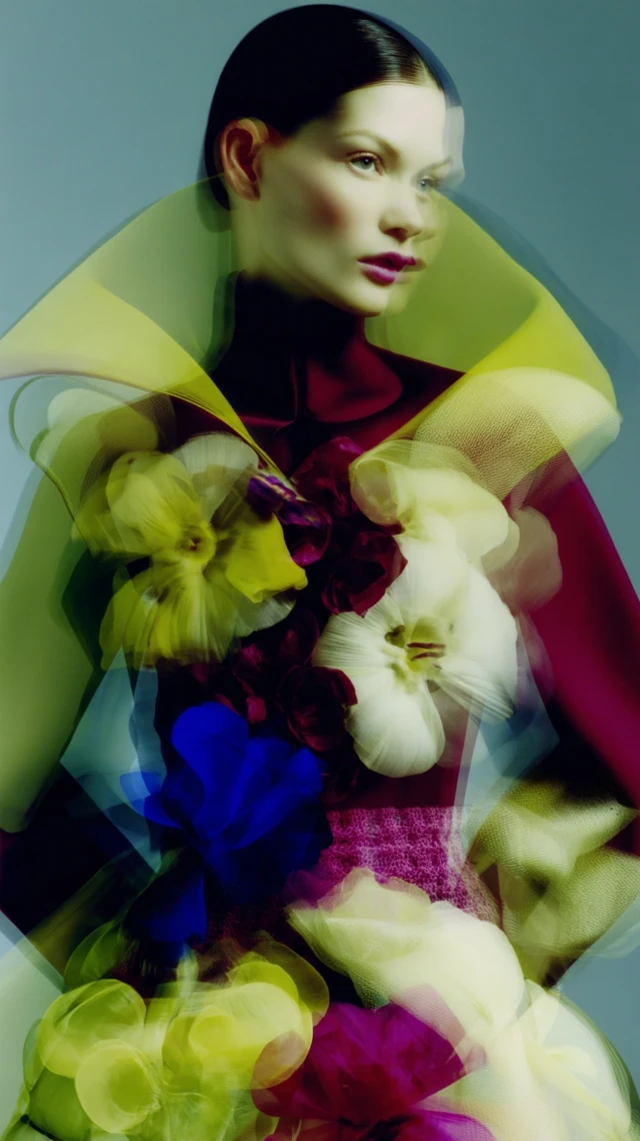 Alexander McQueen Givenchy Campaign Editorial Photo