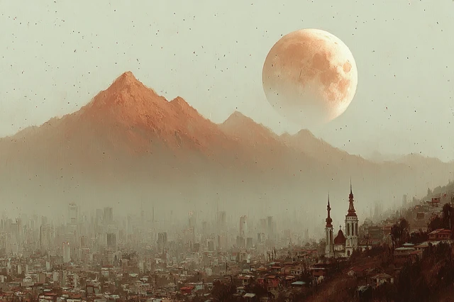 Alien Cityscape A Vision of Another World
