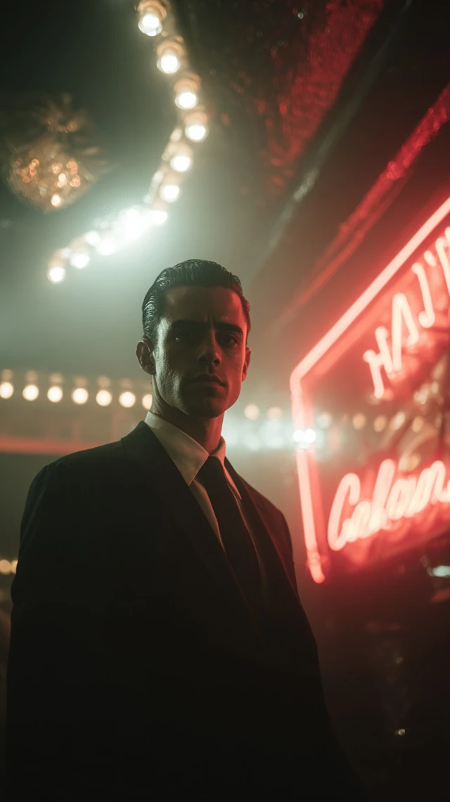 Film Noir Nightclub Man Black Suit