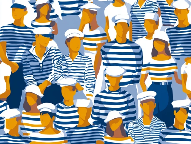 Navy Sailor Print Seamless Pattern Illustration
