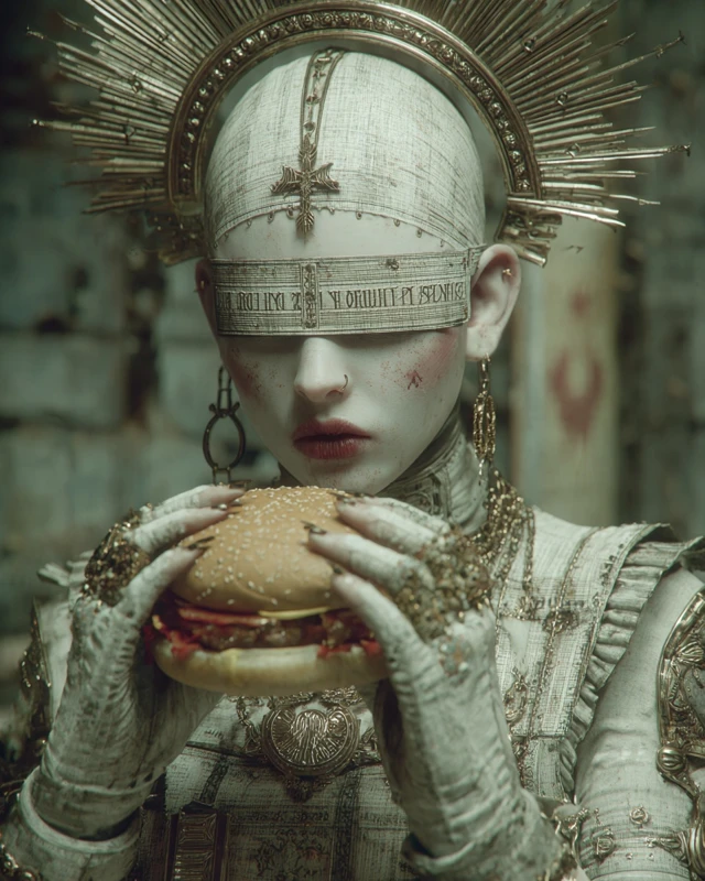 Deadly Blessings Bizarre Surreal Cinematic Art