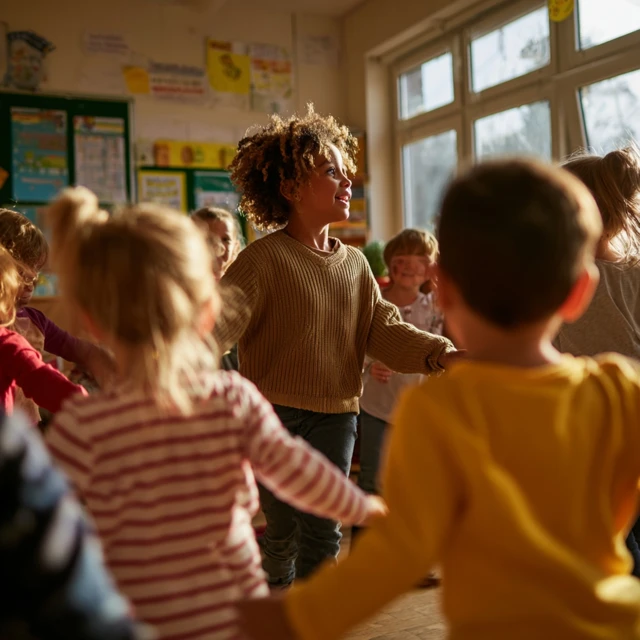 Kindergarten Music and Movement Class