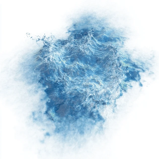 Blue Water Globe D D Asset Illustration