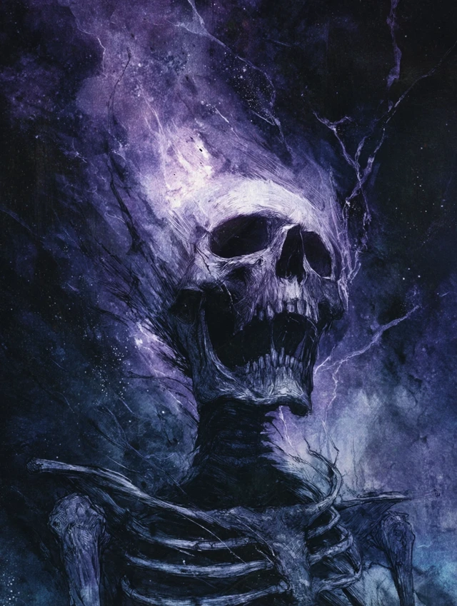 Astral Grim Skeleton Artwork