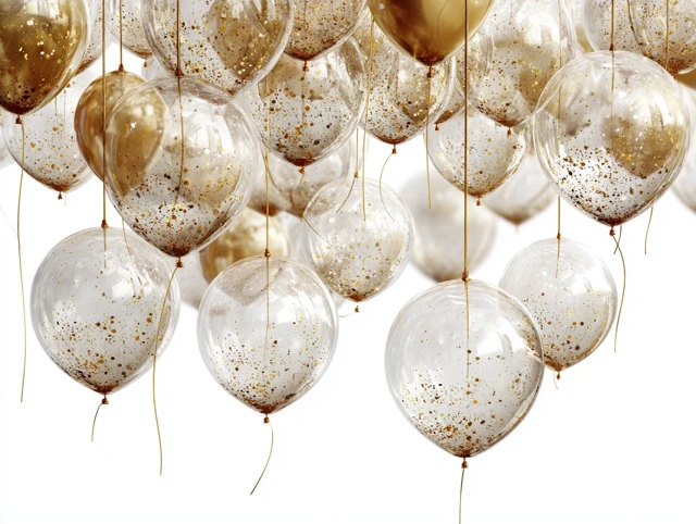 Confetti Balloons Birthday Celebration Decoration