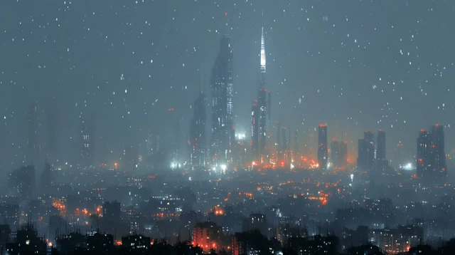 Underwater Metropolis Blade Runner Bioshock Style