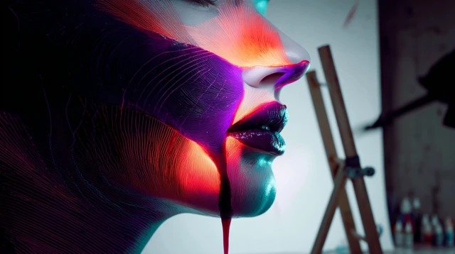 Abstract Digital Art Sculpture