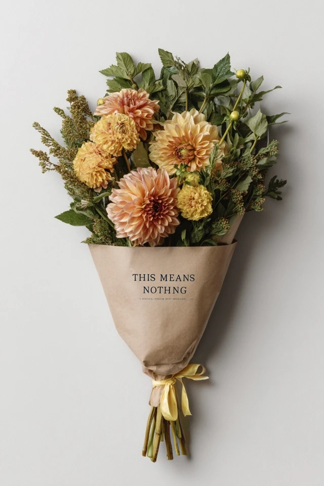 Dahlia Bouquet Floral Arrangement Studio Photograph