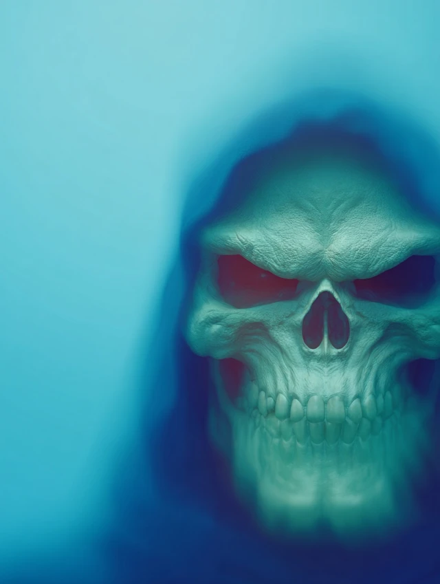 Skeletor from HeMan Evil and Forbidding