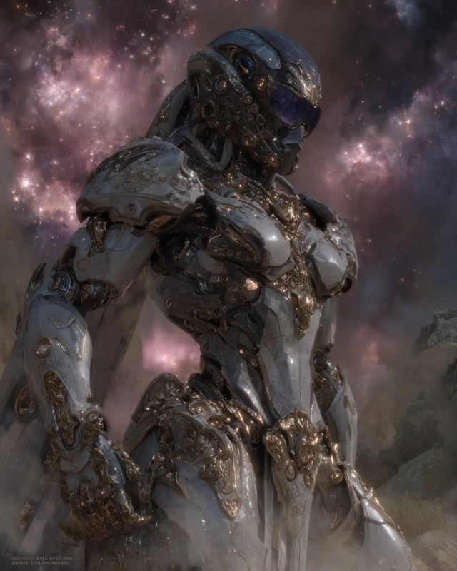 Mechanical Alien Female Cosmic Warrior